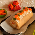 Load image into Gallery viewer, Fresh Mango Swiss Roll Cake
