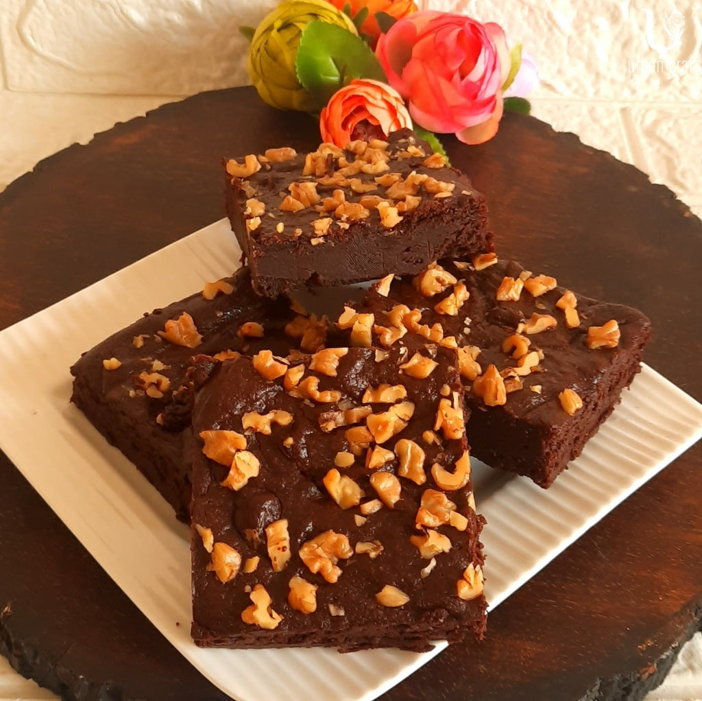 Jowar Walnut Brownies 7 Brownie