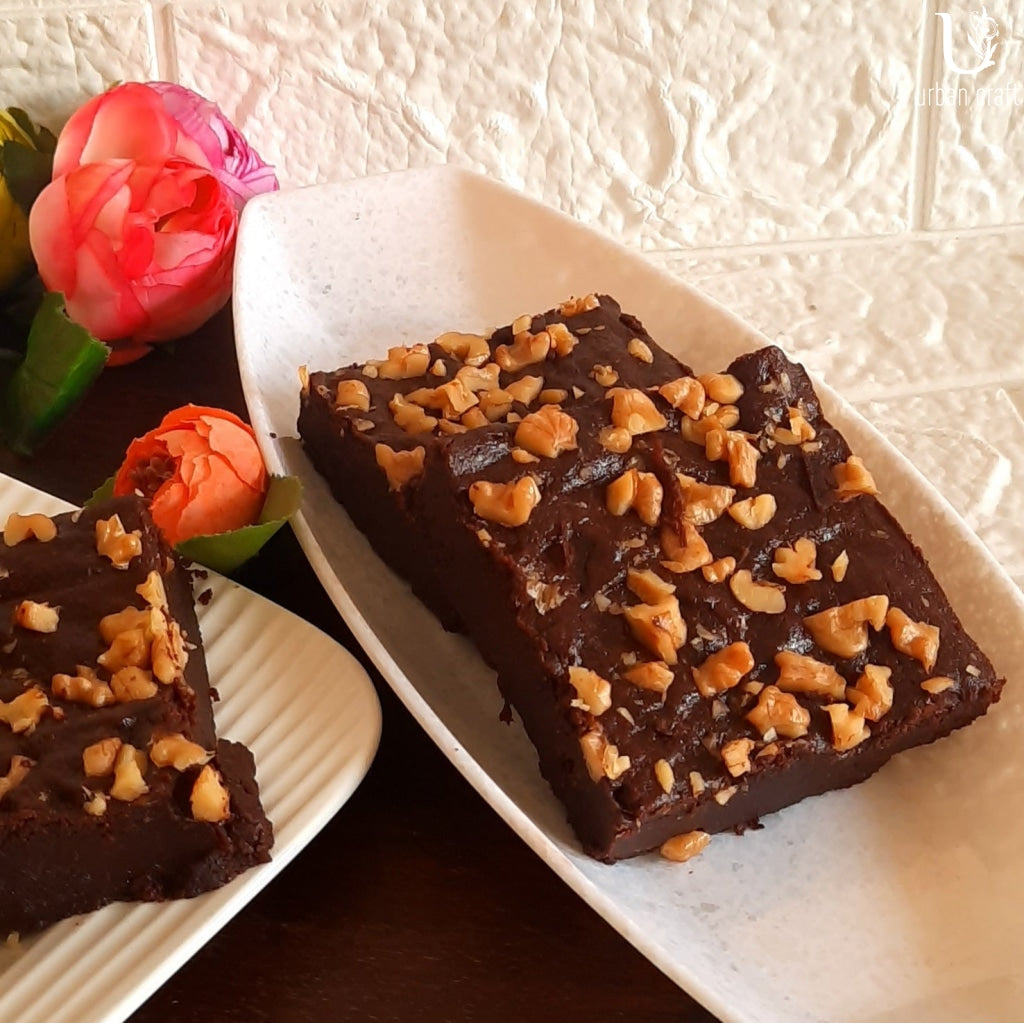 Jowar Walnut Brownies Brownie