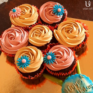 Choco Hazelnut Cupcake Bouquet Cupcakes