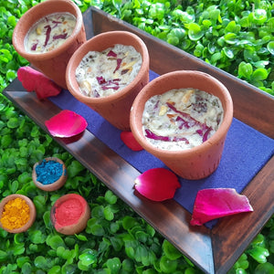 Baked Thandai Pots Jar Desserts