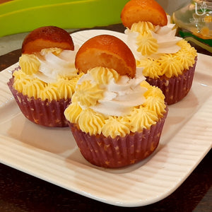 Gulab Jamun Cupcakes