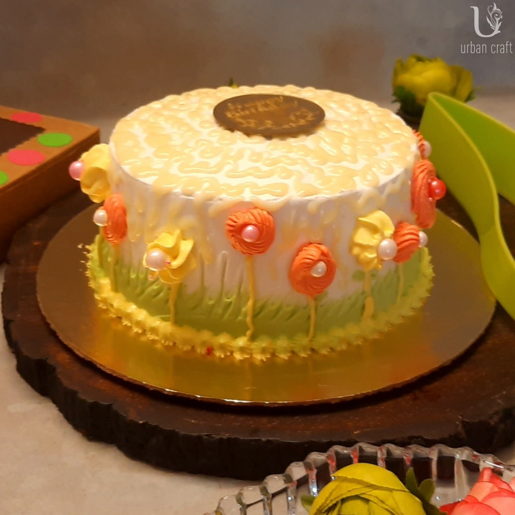 Pistachio Cake with Pistachio Italian Meringue Buttercream
