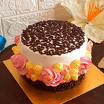 Load image into Gallery viewer, Vanilla &amp; Chocolate Truffle Cake
