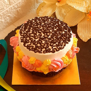 Raw Dark Chocolate Raspberry Truffle Cake | Fragrant Vanilla Cake