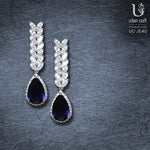 Load image into Gallery viewer, Blue Teardrop Earrings
