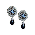 Load image into Gallery viewer, Blue Drop Earrings
