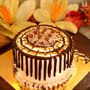 Chocolate & Caramel Mousse Cake 600Gms