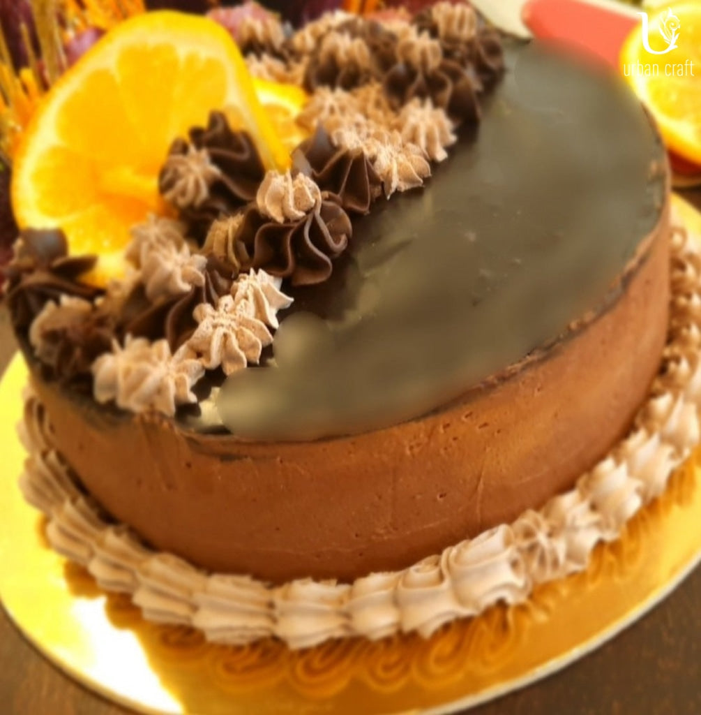 Chocolate & Orange Mousse Cake 600Gms