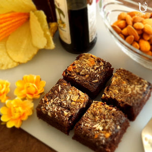 Double Chocolate Almond Brownie