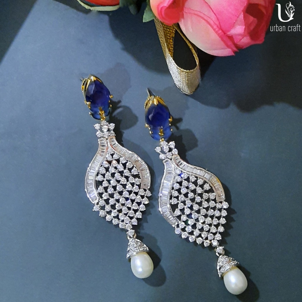 Gracious Blue Earrings