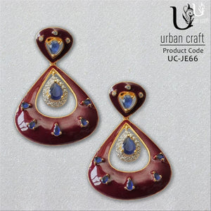 Masakali Maroon Earrings