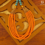 Load image into Gallery viewer, Orange Cosmos Necklace Necklaces
