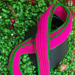 Load image into Gallery viewer, Pink &amp; Green Stole
