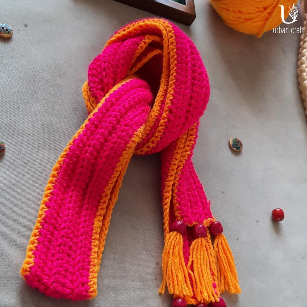 Pink & Orange Stole