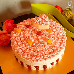 Red Velvet Cherry Cake 1150Gms