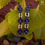 Load image into Gallery viewer, Sparkle-N-Shine Blue Earrings
